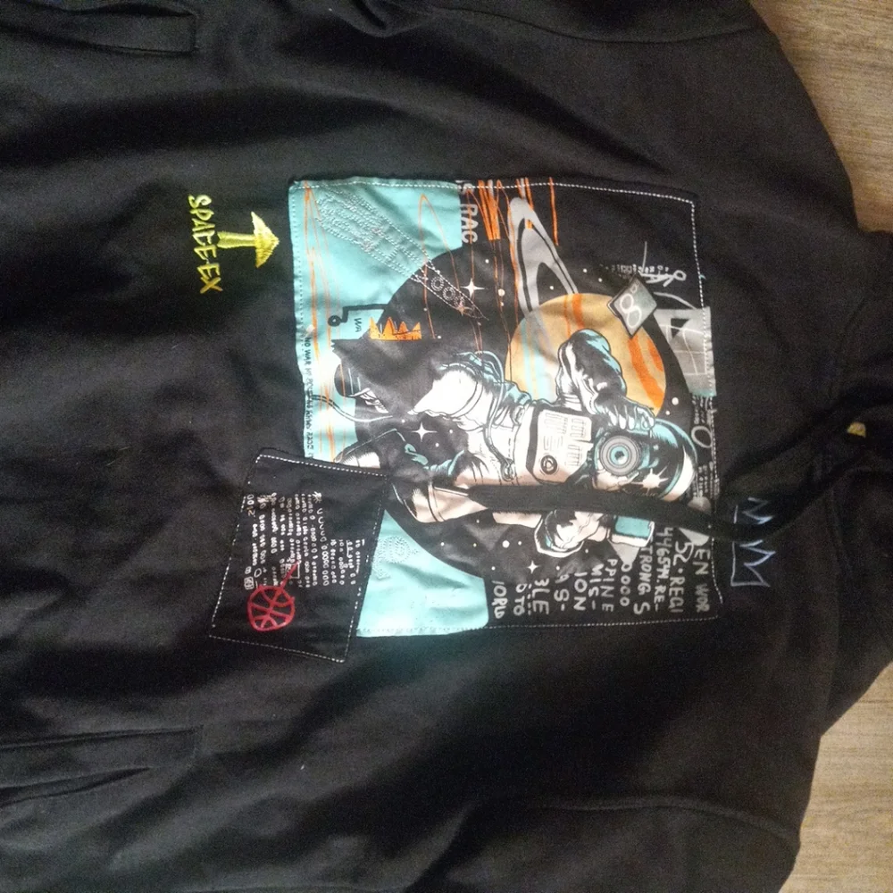 Bleecker & Mercer Hoodie Mens XXL Black Pullover Sweatshirt